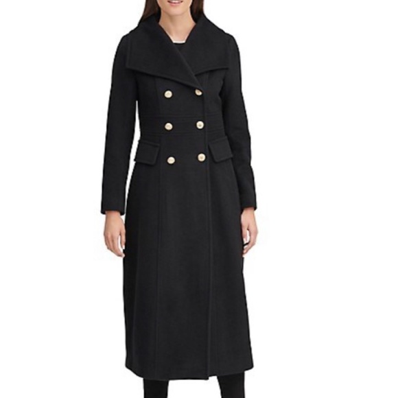 SOLD Karl Lagerfeld Wool Blend Military Coat - Picture 1 of 7